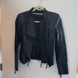 Blank NYC black leather jacket